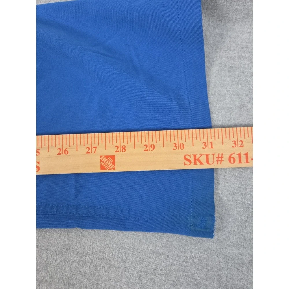 Figs Technical Collection Scrub Pants Mens‎ XL TALL Blue Drawstring Straight Leg